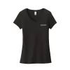 Camiseta Very Importante para mujer de District® con cuello en V y estampado en el lado izquierdo del pecho