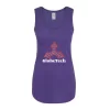 Camiseta sin mangas con espalda cruzada para mujer District® - Transferencia de calor