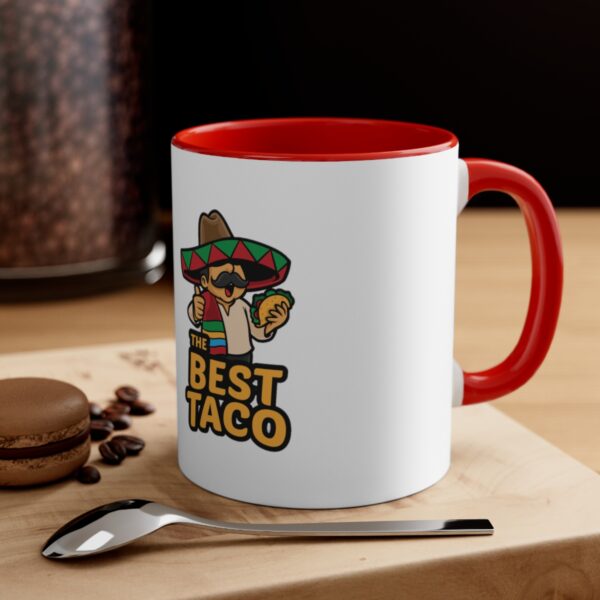 Taza de café decorativa, 11 oz