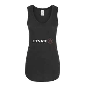 Camiseta sin mangas con espalda cruzada para mujer District® - Transferencia de calor
