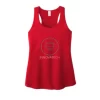 Camiseta sin mangas VIT™ con espalda fruncida y estampado frontal completo para mujer District®