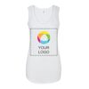 Camiseta sin mangas con espalda cruzada para mujer District® - Transferencia de calor