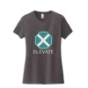 Camiseta Very Importante para mujer de District® con estampado frontal completo