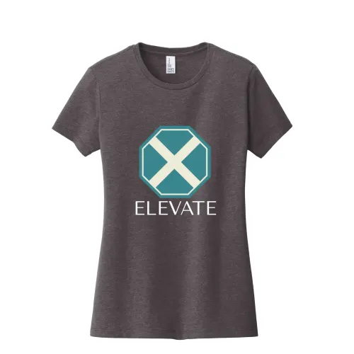 Camiseta Very Importante para mujer de District® con estampado frontal completo
