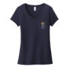 Camiseta Very Importante para mujer de District® con cuello en V y estampado en el lado izquierdo del pecho y la espalda