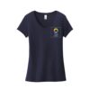 Camiseta Very Importante para mujer de District® con cuello en V y estampado en el lado izquierdo del pecho