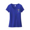 Camiseta Very Importante para mujer de District® con cuello en V y estampado en el lado izquierdo del pecho