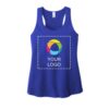 Camiseta sin mangas VIT™ con espalda fruncida y estampado frontal completo para mujer District®