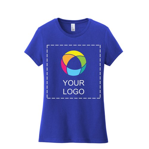 Camiseta Very Importante para mujer de District® con estampado frontal completo