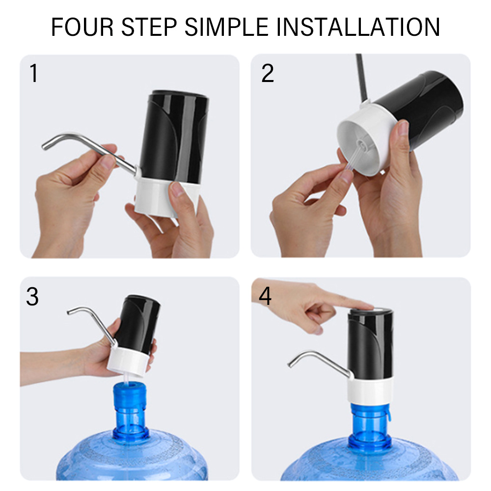 Electric Water Dispenser Water Pressure Device USB Rechargeable Water Pump - Imagen 8