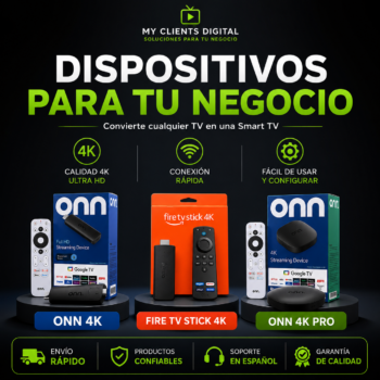 📺 Kit Menú Digital para TV